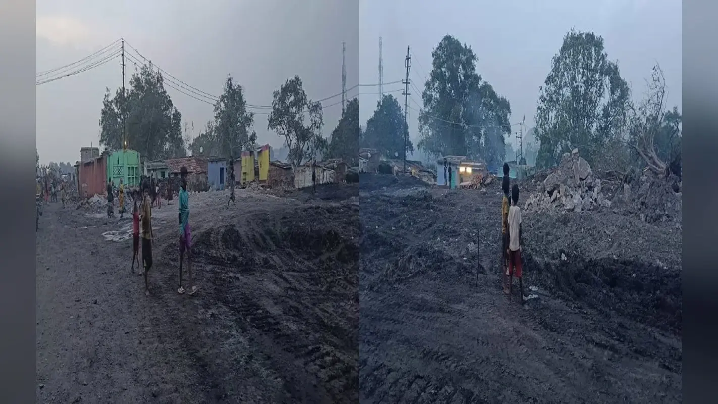 धनबाद में गोफ स्थल बना बच्चों के लिए खेल का मैदान, कभी भी घट सकती है अप्रिय घटना