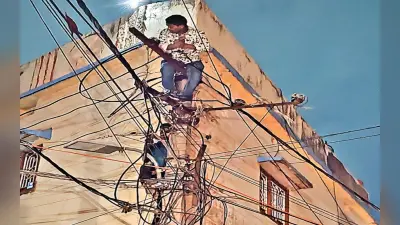 केबल जलने से कोकर के बड़े इलाके में 12 घंटे गुल रही बिजली, गर्मी से लोग बोहाल