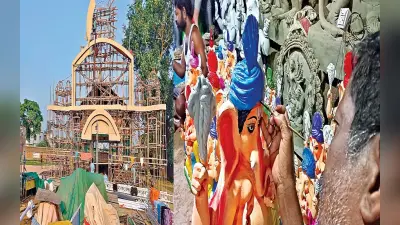 Ganesh Chaturthi 2023: रांची में गणेशोत्सव की तैयारी शुरू, कांच और मिट्टी की मूर्तियों से सजा बाजार