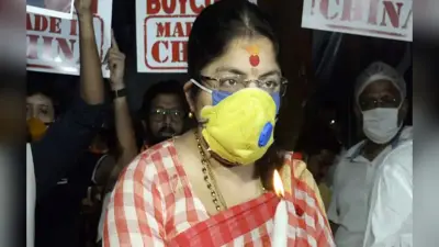 बंगाल में BJP सांसद लॉकेट चटर्जी पर होली के बहाने ‘जहरीला रंग’ से हमला, TMC पर आरोप