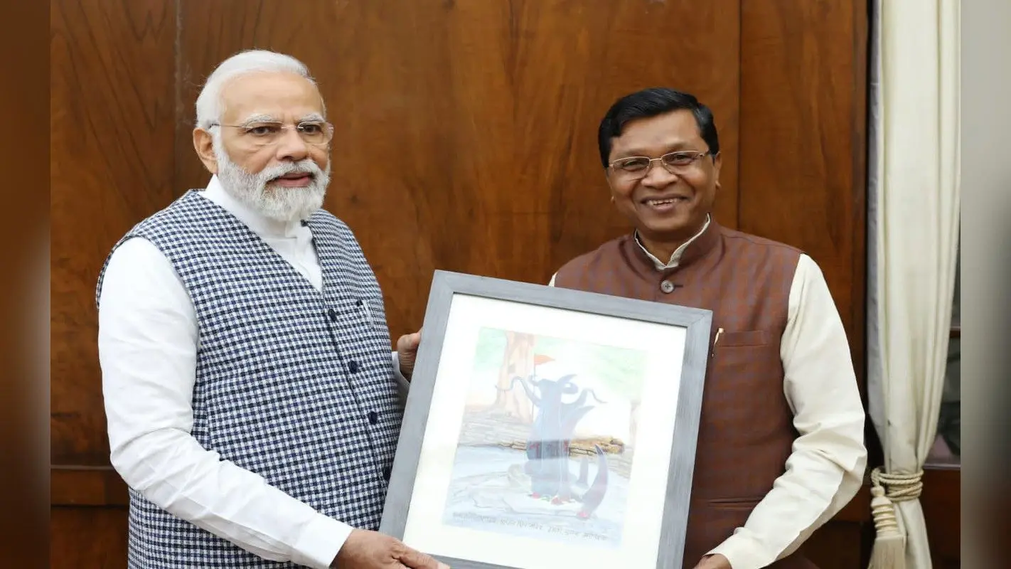 पीएम नरेंद्र मोदी से मिले लोहरदगा सांसद सुदर्शन भगत,गुमला में उद्योग की स्थापना कर पलायन रोकने में मदद की मांग