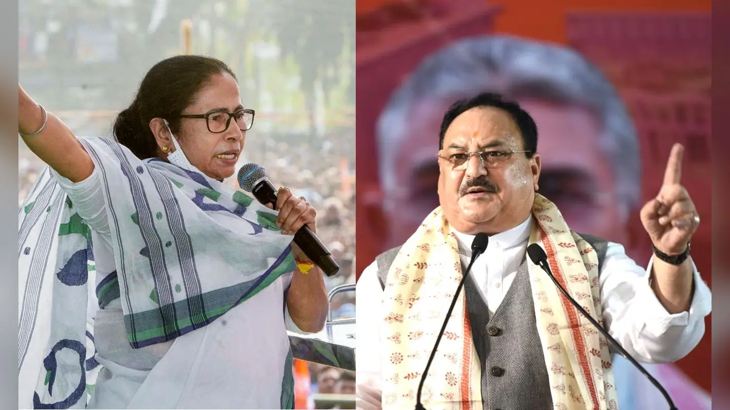 ममता और अभिषेक बनर्जी ने BJP पर लगाया पैसे बांटने का आरोप तो बोले जेपी नड्डा, ‘दीदी को सता रहा हार का डर’