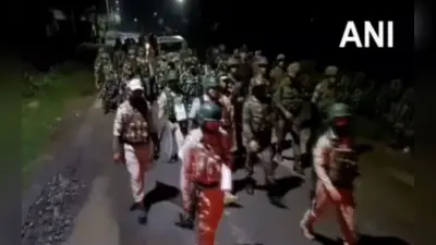 Manipur Violence: इंफाल में इंडियन आर्मी ने किया फ्लैग मार्च, कर्फ्यू में भी दी गयी 12 घंटों की ढील