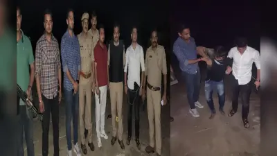 Mathura News: मथुरा में 50 हजार का इनामी पुलिस मुठभेड़ में गिरफ्तार, डबल मर्डर का था आरोपी, 3 बदमाश फरार
