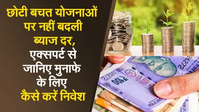 छोटी बचत योजनाओं पर नहीं बदली ब्याज दर, एक्सपर्ट से जानिए मुनाफे के लिए कैसे करें निवेश