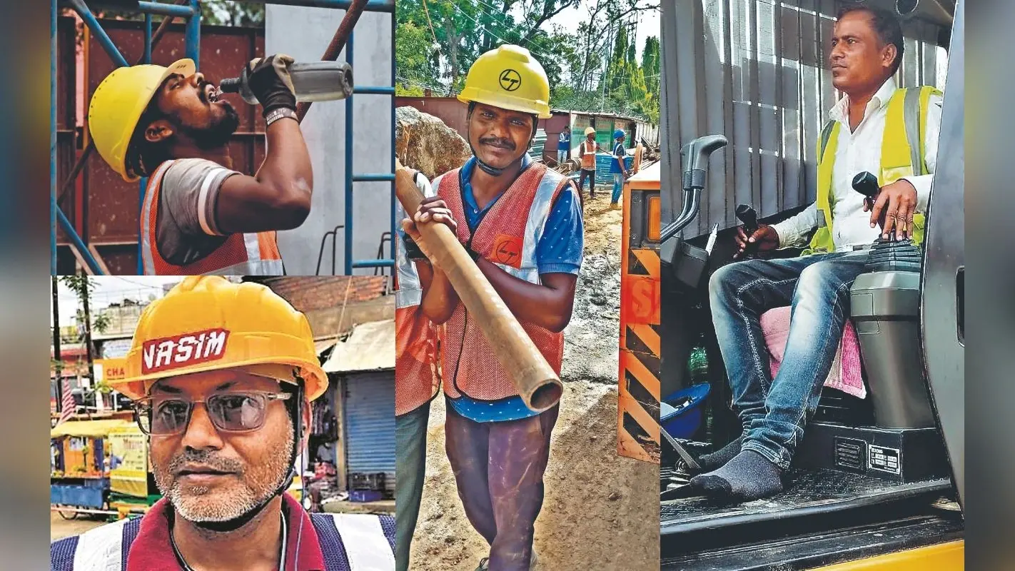 May Day 2023: बच्चों को गांव में छोड़ शहरों को गति दे रहे ये वीर, 1 मई के बारे में नहीं जानते मजदूर