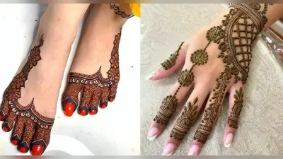Hariyali Teej Mehndi Design: हरियाली तीज पर मेहंदी लगाना होता है शुभ, खूबसूरत, यूनिक डिजाइन यहां देखें