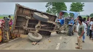 UP News: रोक के बावजूद ट्रैक्टर ट्रॉली का हो रहा सवारियां ढोने में इस्तेमाल, जानें कब-कब हुए हादसे