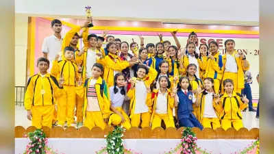 CISCE जोनल योग प्रतियोगिता में बालक एवं बालिका दोनों वर्ग में मेटास एडवेंटिस्ट स्कूल बना चैंपियन
