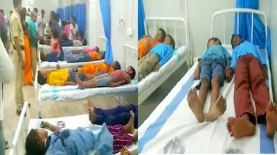 बिहार: बगहा में मिड डे मील विवाद ने पकड़ा तूल, जांच के लिए पटना से पहुंची टीम, स्कूल में मेडिकल कैंप भी लगा