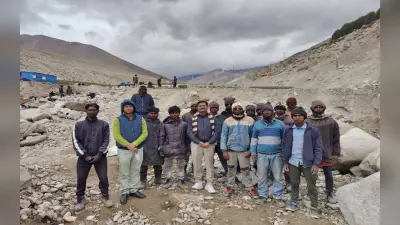 श्रम विभाग की टीम ने लेह-लद्दाख का किया दौरा, बीआरओ में कार्यरत झारखंड के प्रवासी श्रमिकों का जाना हाल