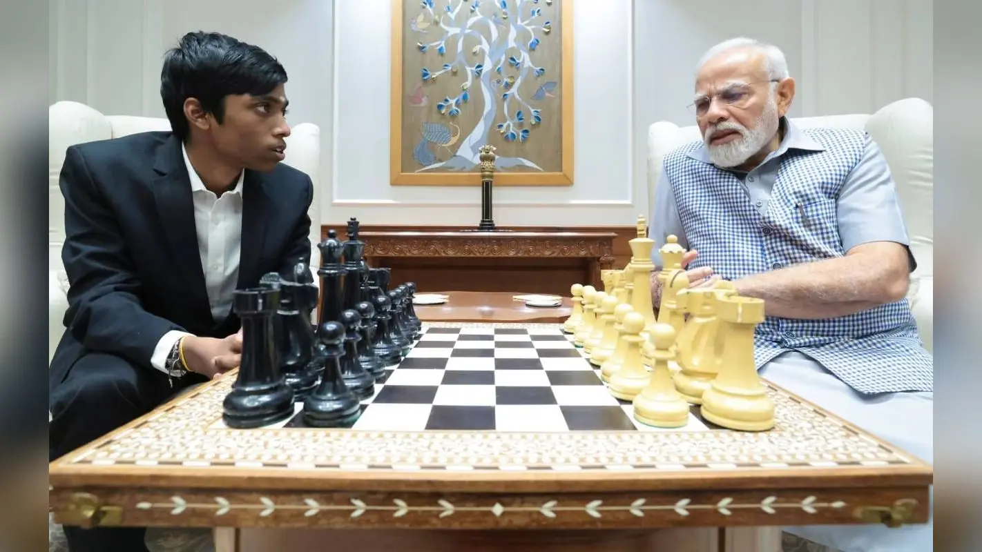 शतरंज की युवा सनसनी प्रज्ञानानंदा ने की प्रधानमंत्री से मुलाकात, पीएम मोदी ने कही यह बात