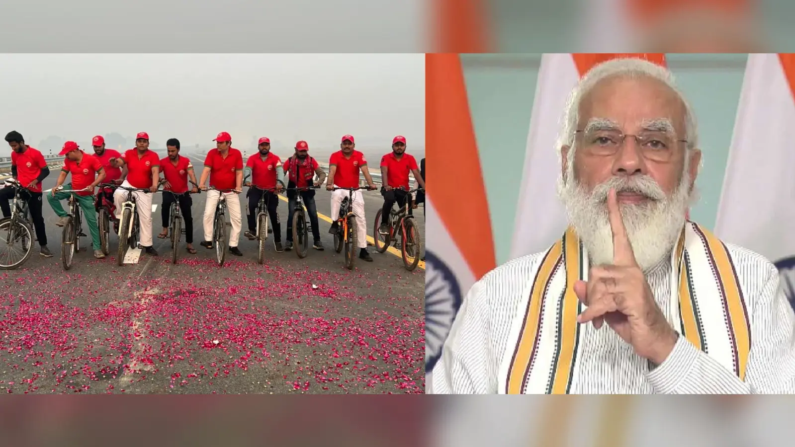 पूर्वांचल एक्सप्रेस-वे पर पीएम मोदी की लैंडिंग से पहले सपाइयों ने किया उद्घाटन, अखिलेश ने ट्वीट कर कही ये बात