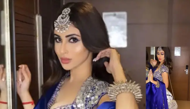 मौनी रॉय की ब्लू लहंगा में चुरा रहीं हैं फैंस का दिल, Viral Video में एक्ट्रेस ने कहा ये दिल ना होता …