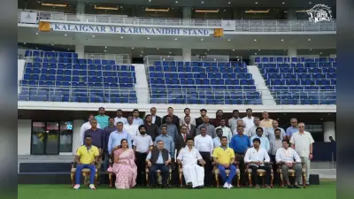 IPL 2023: चेपॉक स्टेडियम में CM स्टालिन और MS Dhoni ने नए स्टैंड का किया उद्घाटन, CSK ने शेयर की तस्वीरें