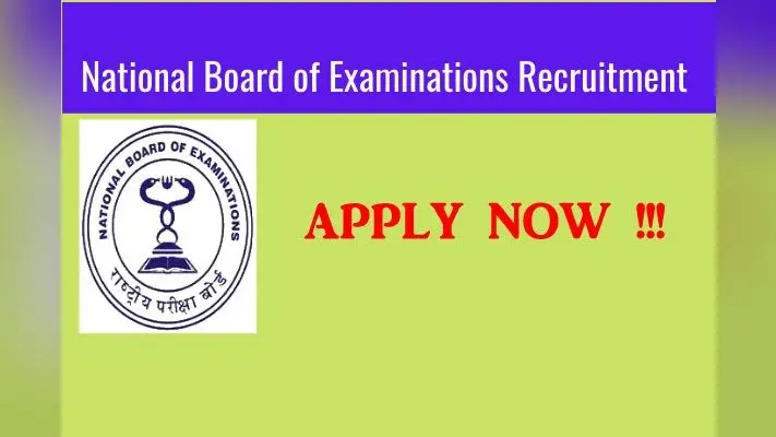 Sarkari Naukri, National Board of Examinations Recruitment 2020: 12वीं पास विद्यार्थियों को मिल रहा है नेशनल बोर्ड ऑफ एग्जामिनेशन में नौकरी पाने का मौका, 7 अगस्त से पहले करें आवेदन