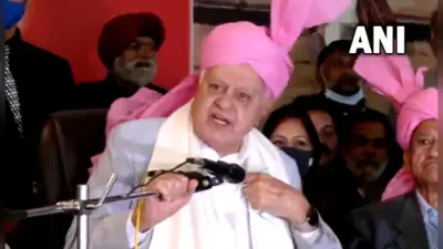 फारूख अब्दुल्ला ने भाजपा पर किया हमला, बोले- हम गांधी के साथ भारत में शामिल हुए थे, न कि गोडसे के साथ