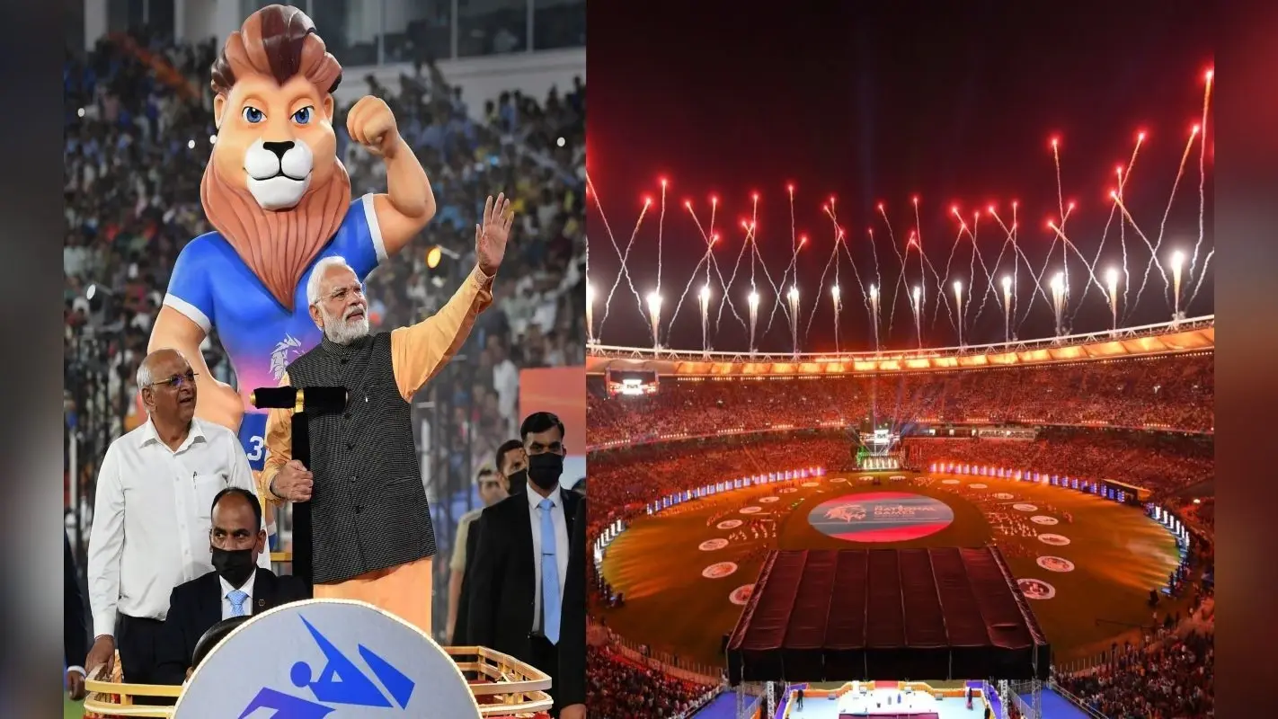 Photos: PM मोदी ने किया 36th National Games का शुभारंभ, खिलाड़ियों को दिए जीत का मंत्र