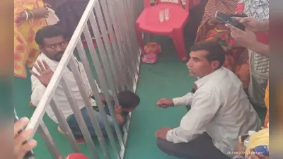 झारखंड: राष्ट्रीय जूट महोत्सव में लोहे की ग्रिल में फंसा बच्चे का सिर, ऐसे निकला सुरक्षित
