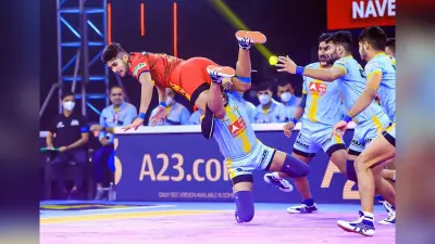 Pro kabaddi League: नवीन कुमार ने दबंग दिल्ली को यूपी योद्धा पर दिलायी 37-33 से जीत