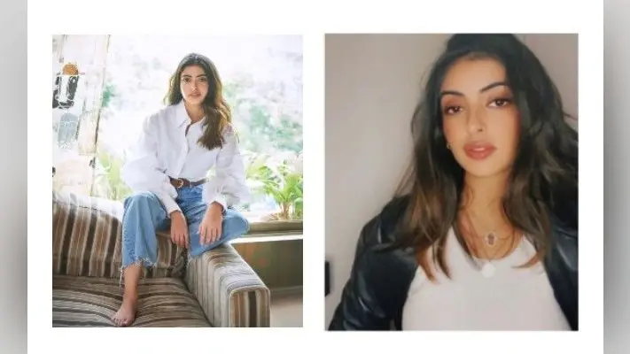 ओवरसाइज्ड सफेद शर्ट और डेनिम जींस में दिखीं Navya Naveli Nanda, दोस्त Suhana Khan ने कर डाली तारीफ