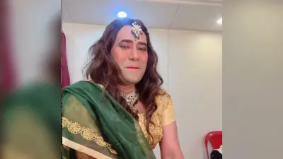 Nirahua ने हरी साड़ी पहनकर मचाया गर्दा, दाढ़ी वाली औरत को देखकर आपको भी आ जाएगी हंसी, VIDEO