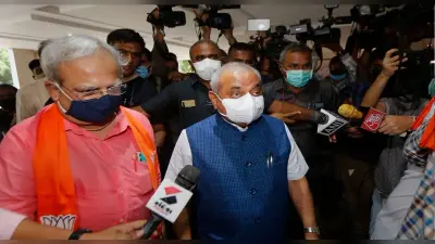 Gujarat Latest Updates : नितिन पटेल की एक ना चली! आंख में आंसू लिए बोले- कोई नाराजगी नहीं