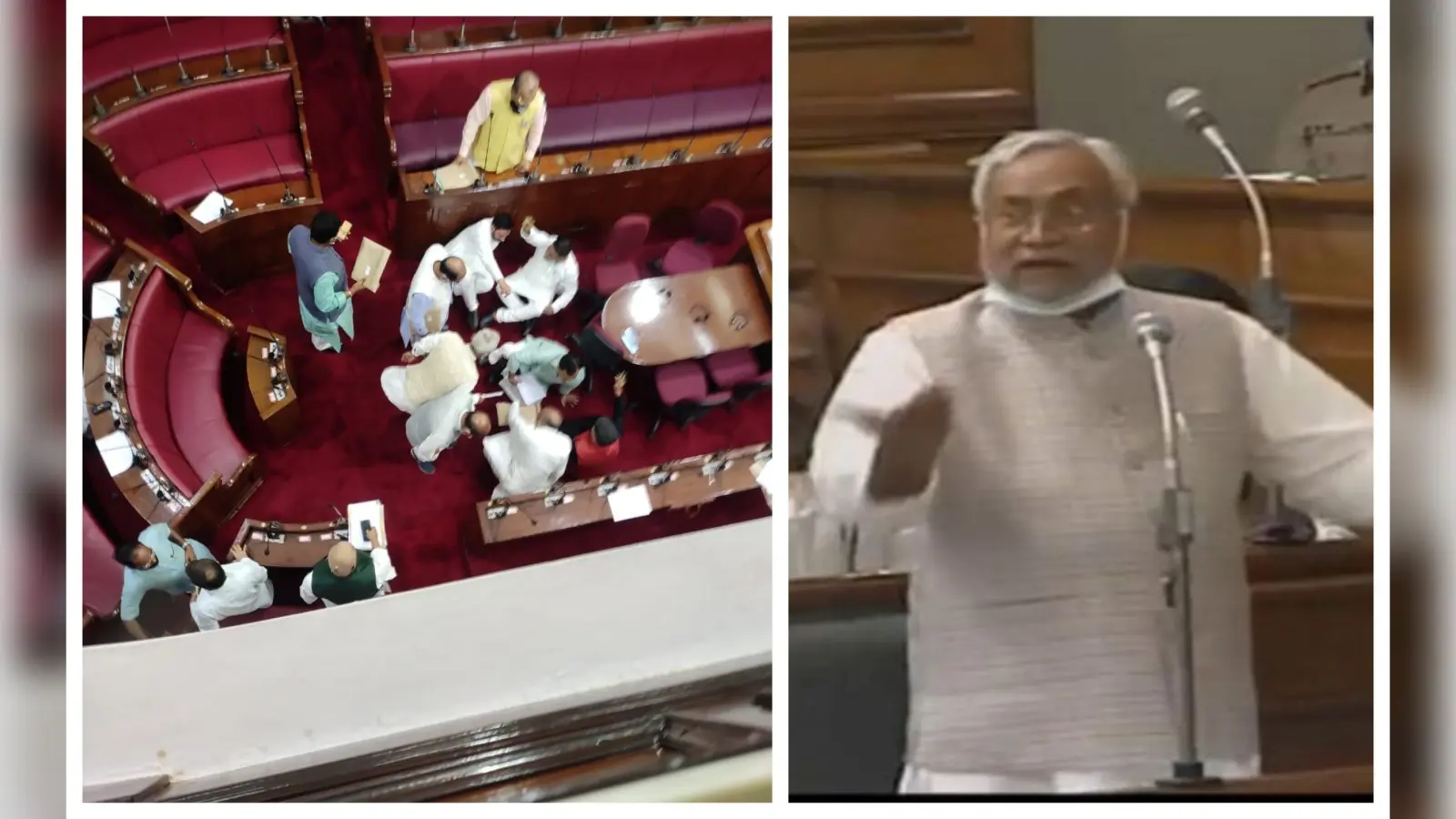कल बिहार विधानसभा में तो आज विधान परिषद में भारी बवाल, आपस में भिड़े MLC, सीएम नीतीश बिफरे
