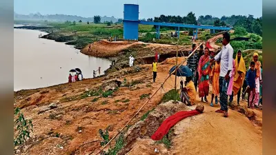 गिरिडीह में नौलखा डैम का कलवर्ट टूटने से 80% पानी हो चुका है बर्बाद, लोगों को सता रही घटते जलस्तर की चिंता