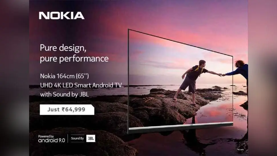 Nokia का 65 इंच 4K एंड्रॉयड स्मार्ट टीवी भारत में लॉन्च, जानें कीमत और सारे फीचर्स