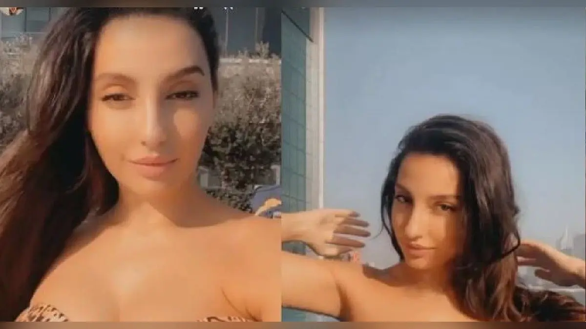 Nora Fatehi ने पूल में दिये दिलकश पोज, बिकिनी में एक्ट्रेस दिखी बेहद हॉट, VIDEO ने बढ़ाया इंटरनेट का पारा