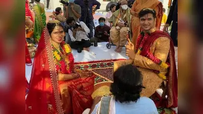 लॉकडाउन में साउथ के इस एक्टर ने रचाई शादी, देखें वायरल हो रही तसवीरें