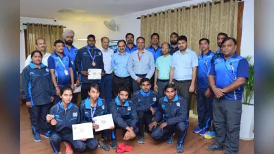 Prayagraj News: अखिल भारतीय रेलवे एथलेटिक चैंपियनशिप में उत्तर मध्य रेलवे की टीम ने जीते पांच मेडल
