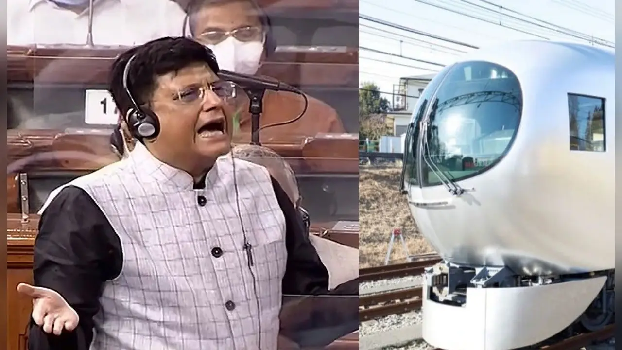 रेल मंत्री पीयूष गोयल का लोकसभा में आरोप : पीएम मोदी का देश में बुलेट ट्रेन चलाने का सपना, महाराष्ट्र सरकार अटका रही है रोड़ा
