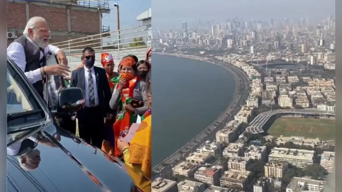 पीएम मोदी ने विमान से कैप्चर किया मुंबई का शानदार दृश्य, इंस्टाग्राम पर डाला वीडियो