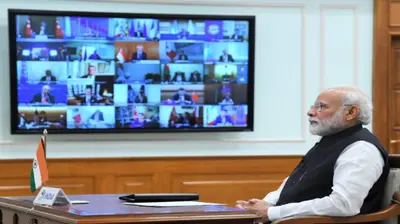 COVID 19 के खिलाफ G-20 की आपात बैठक : पीएम मोदी ने वैश्विक नेताओं से की मानव जीवन बचाने की अपील