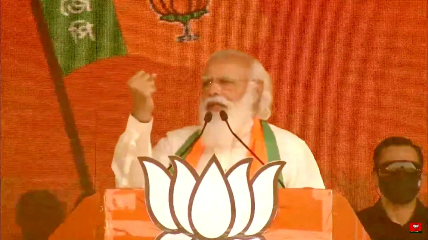 Bengal Chunav 2021: फेसबुक तो सिर्फ 50 मिनट के लिए डाउन हुआ, बंगाल में 50 साल से विकास डाउन है: पीएम मोदी