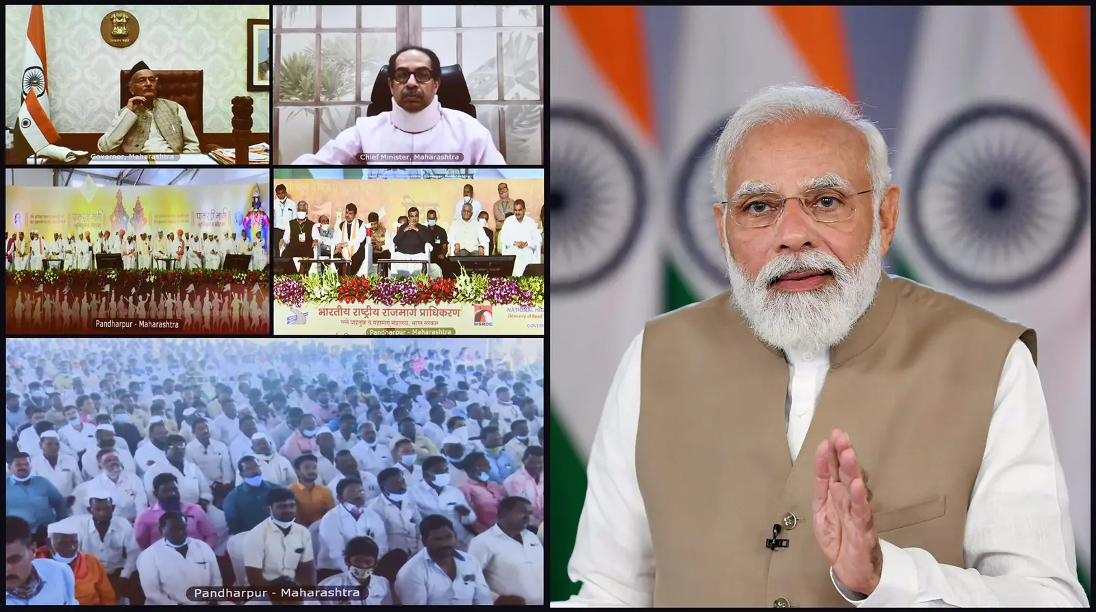 पीएम मोदी ने श्रीसंत ज्ञानेश्वर पालखी मार्ग और संत तुकाराम पालखी मार्ग का किया शिलान्यास, मांगे तीन आशीर्वाद