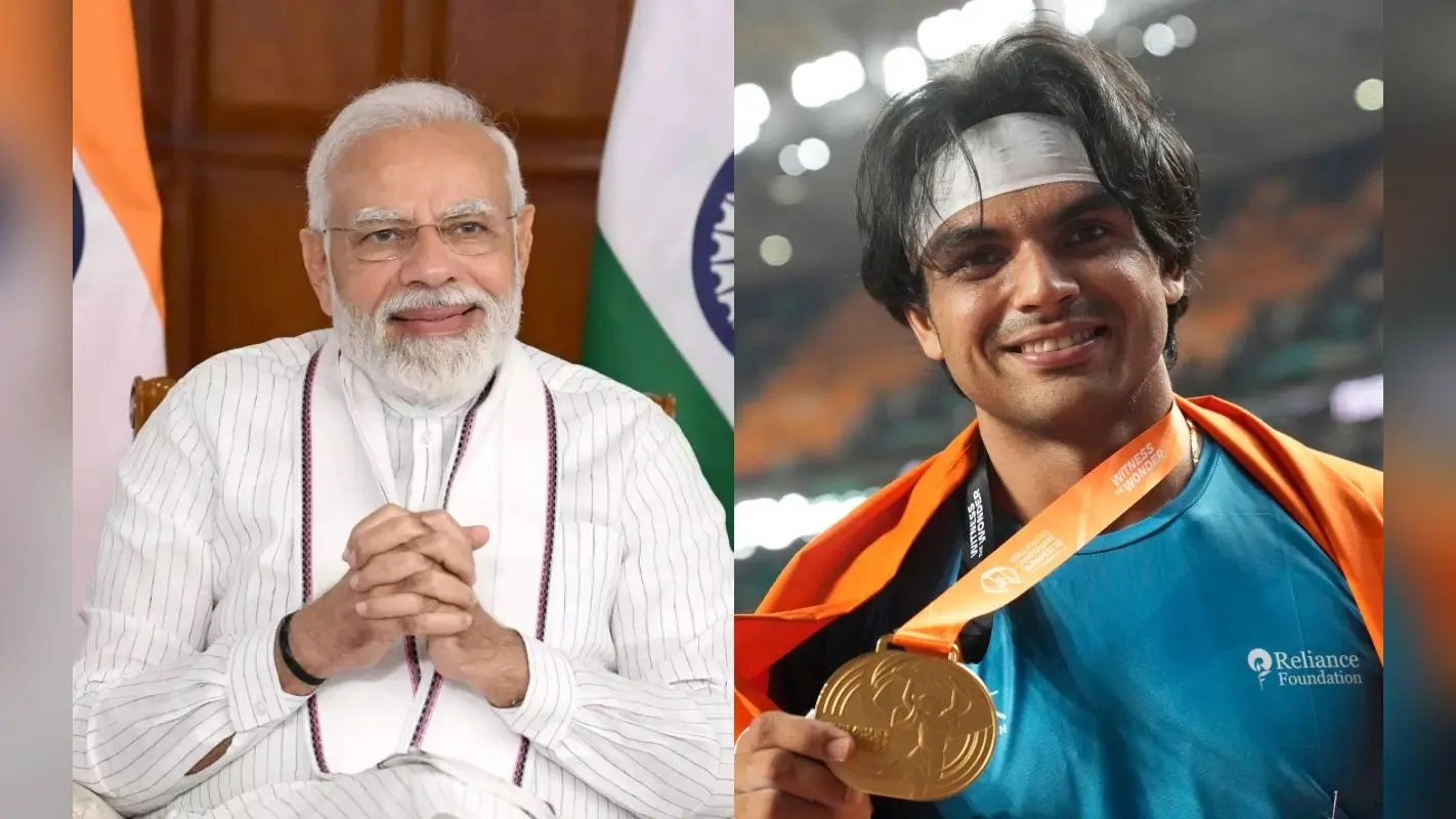 नीरज चोपड़ा ने विश्व एथलेटिक्स चैंपियनशिप में गोल्ड जीत रचा इतिहास, PM Modi ने दी बधाई