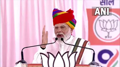 4 दशकों से छल रही कांग्रेस, अजमेर में गरजे PM Modi, कहा- 2014 से पहले रिमोट कंट्रोल से चलती थी सरकार