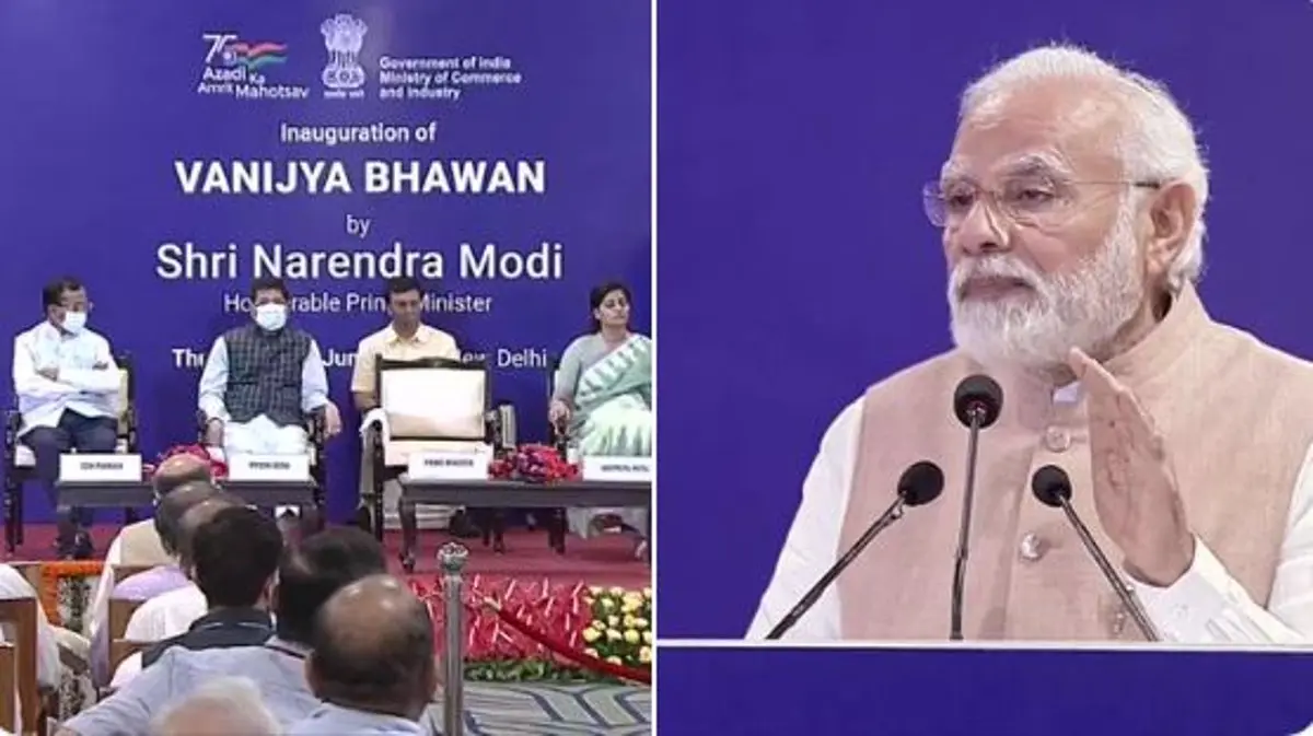 PM मोदी ने नए वाणिज्य भवन का किया शुभारंभ, कहा-‘वोकल फॉर लोकल’ जैसी पहल से देश के निर्यात में आई तेजी