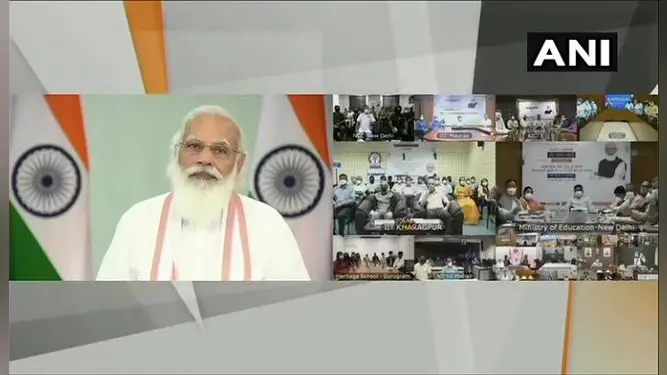 PM मोदी बोले- राष्ट्रीय शिक्षा नीति हर तरह के दबाव से मुक्त, क्या पढ़ेंगे छात्र, सिर्फ संस्थाएं नहीं करेंगी तय