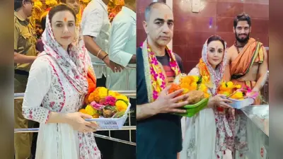 Preity Zinta: भारत आते ही सिद्धिविनायक मंदिर पहुंची प्रीति जिंटा, तस्वीर शेयर कर बोलीं- शांति मिल गई