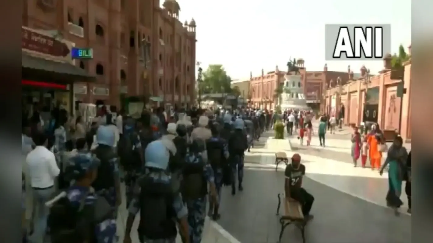 अमृतसर में 2 दिन में दो धमाके, RAF और पुलिस ने किया फ्लैग मार्च, बोले डीजीपी- IED ब्लास्ट नहीं