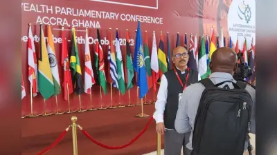 राष्ट्रमंडल संसदीय संघ सम्मेलन: झारखंड के स्पीकर रबींद्रनाथ महतो बोले, लोकतंत्र के ध्वजवाहक हैं भारत व घाना