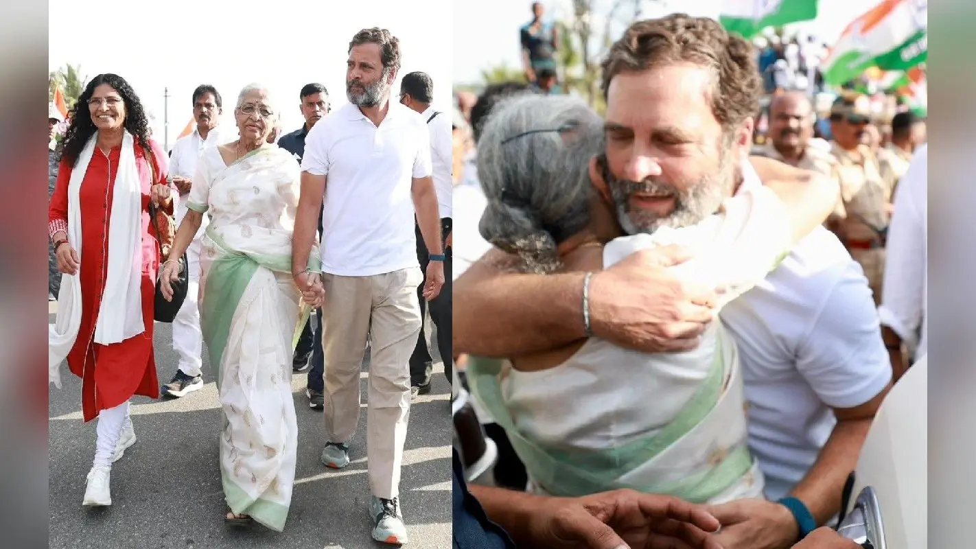 Bharat Jodo Yatra में शामिल हुईं गौरी लंकेश की मां और बहन, राहुल गांधी ने ऐसे किया स्वागत