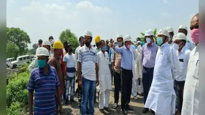 राजहरा कोलियरी में फिर से उत्पादन की जगी आस, सीएमडी व सांसद ने किया निरीक्षण
