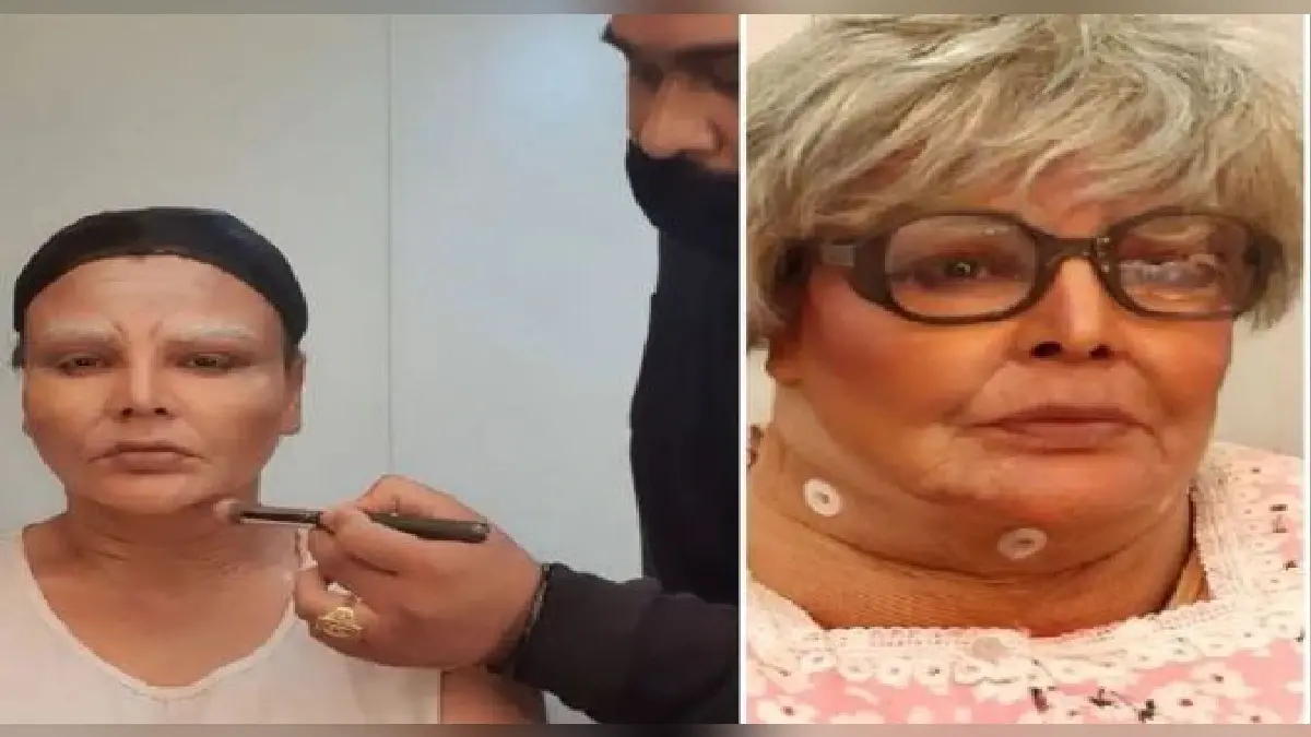 Rakhi Sawant का ट्रांसफॉर्मेशन देख पहचान नहीं पाए फैंस, 80 साल की बुजुर्ग महिला के लुक में आई नजर
