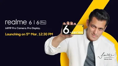 Realme 6 सीरीज और Fitness Band की लॉन्चिंग, यहां देखें Live Stream