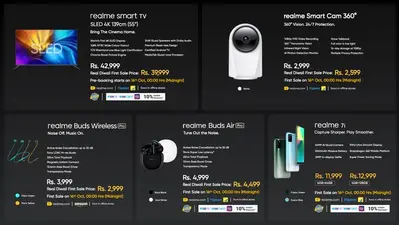 Realme SLED 4K Smart TV लॉन्च; नया साउंडबार, स्मार्ट कैमरा और टूथब्रश भी पेश, जानें कीमत और फीचर्स